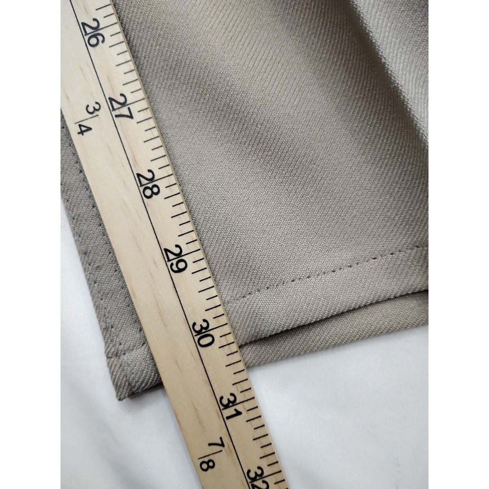 Levis Pants Mens 38x30 Tan Bootcut Polyester Dress Flat Front - Picture 9 of 11